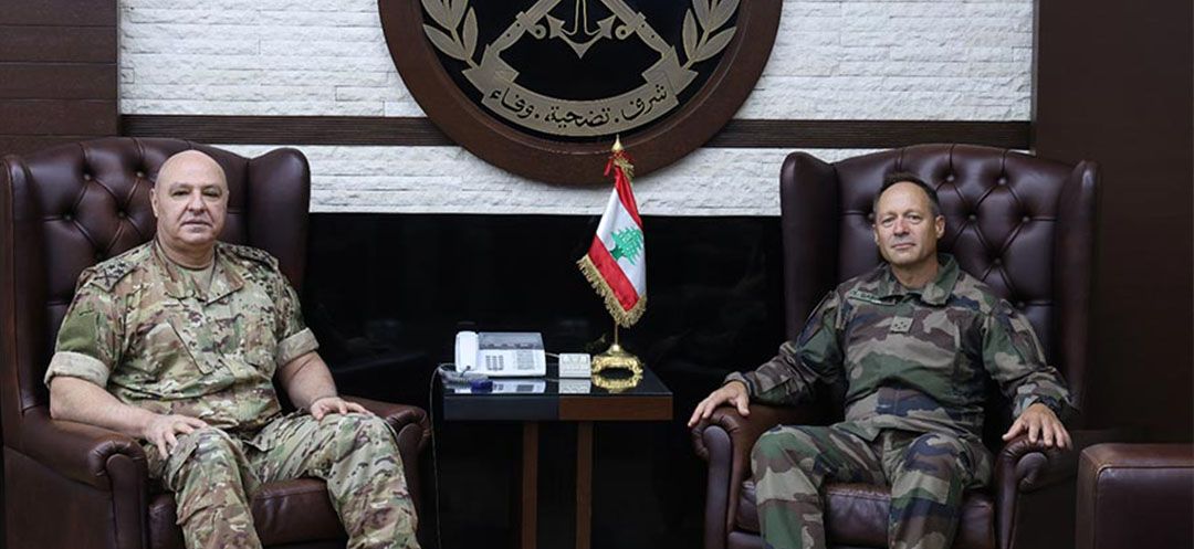 General J. Aoun Receives French Armed Forces Deputy Chief of Staff