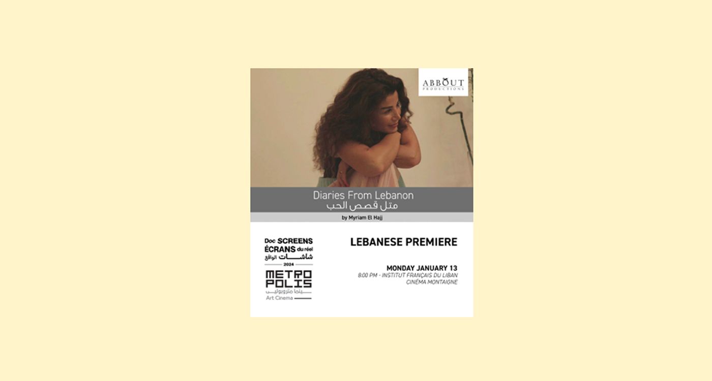 'Diaries from Lebanon' Premieres at the Institut Français, Beirut