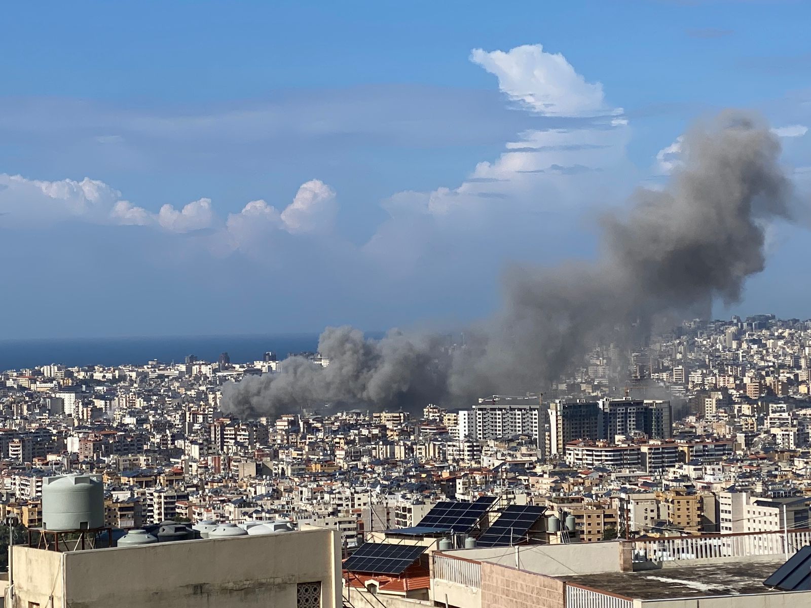 Ongoing Israeli strikes on Beirut's southern suburb following evacuation warning