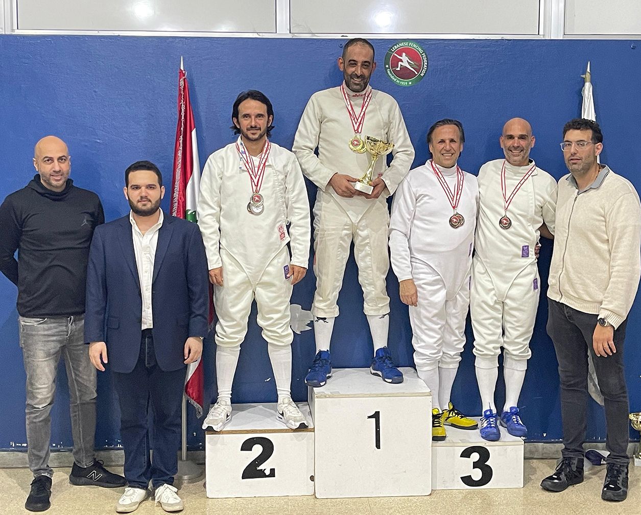 Veterans in Action: Ephrem and Ahmad Dominate the Lebanese Fencing Championship