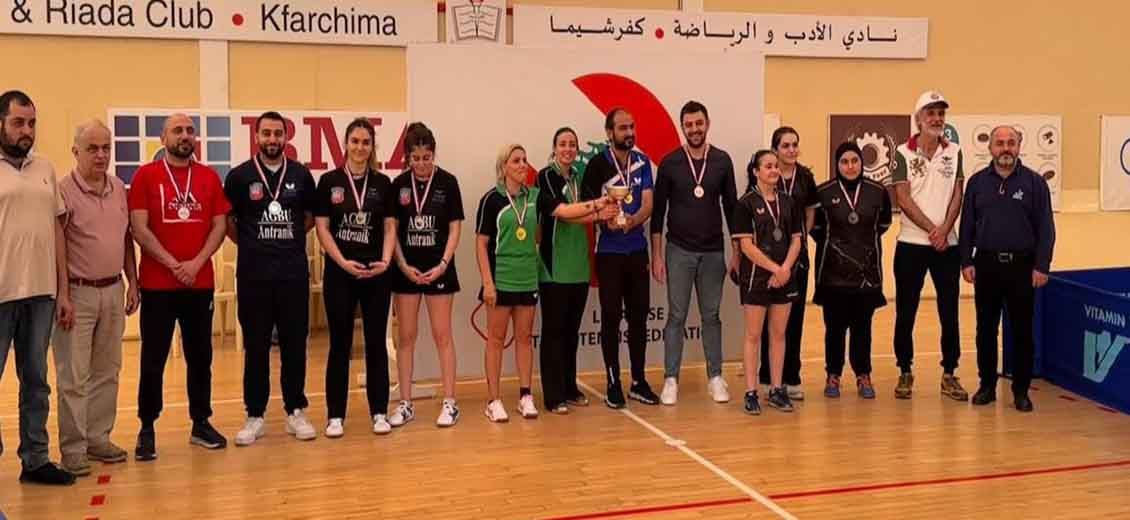 Table Tennis: Al-Nadwa Koumatieh, Champions of Lebanon