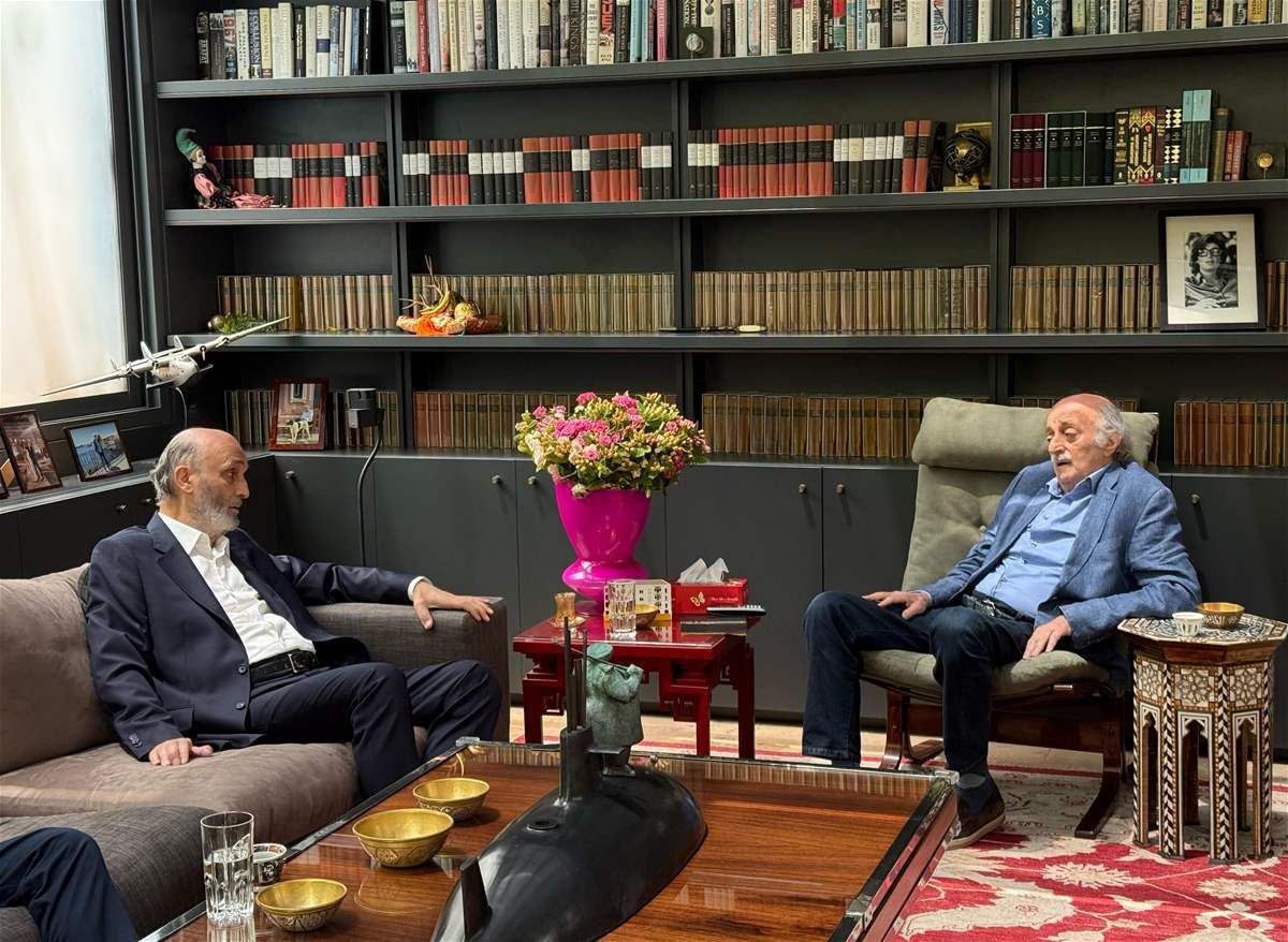 Geagea and Joumblatt Deliberate Syria, Ceasefire and Electoral Reform