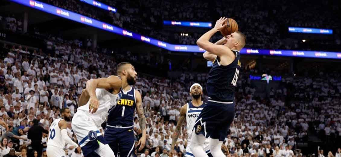 Nuggets Outgun T'Wolves, Pacers Trash Knicks to Tie Playoff Series