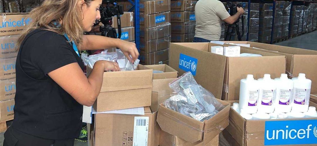 Lebanon Receives 33 Tons of Emergency Medical Supplies from UNICEF