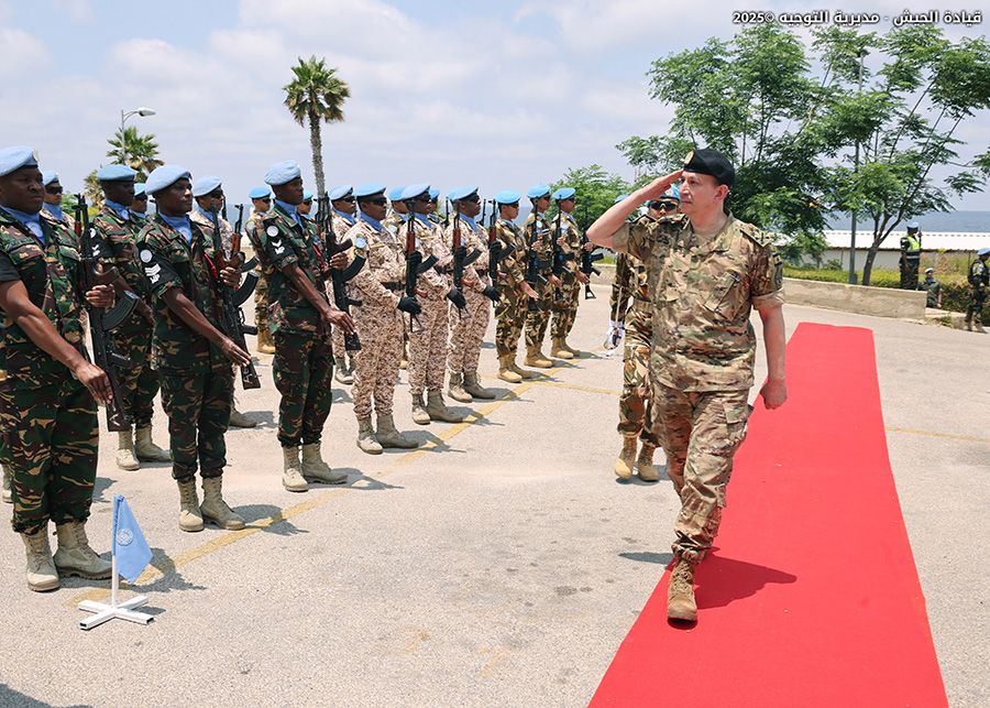 LAF Commander Reaffirms Coordination with UNIFIL