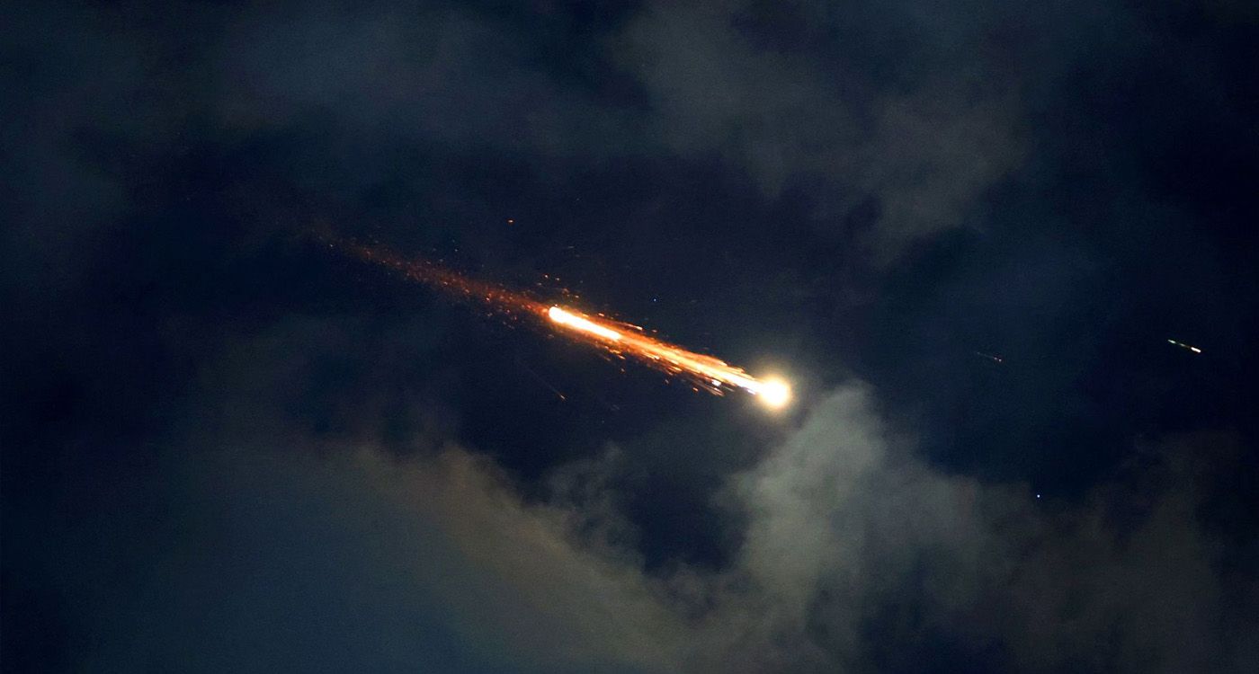 Israeli Military Says Missiles Launched from Iran towards Israel