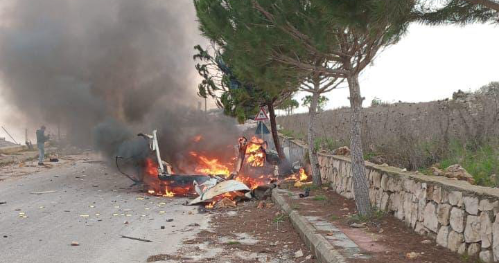 Israel Strikes Two Vehicles in Southern Lebanon, One in Rare Chouf Attack