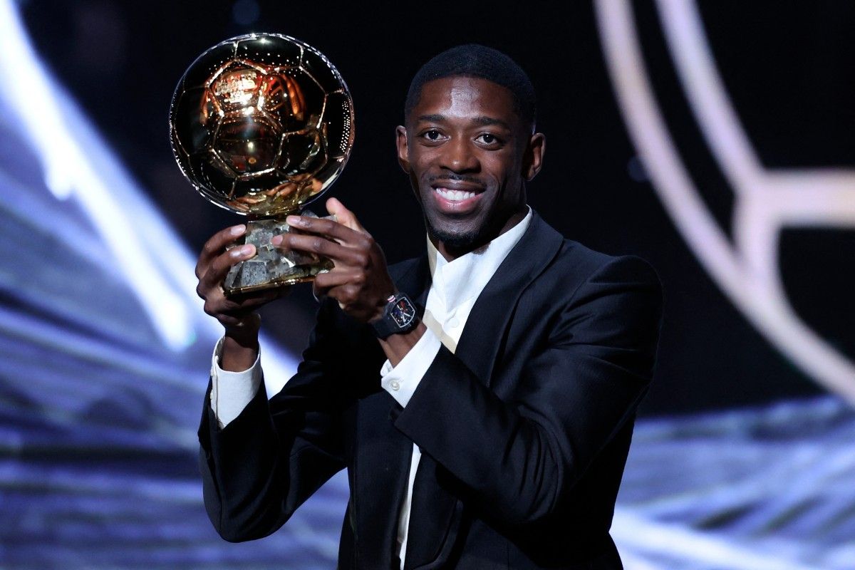 PSG Star Dembele Wins Men's Ballon D'Or
