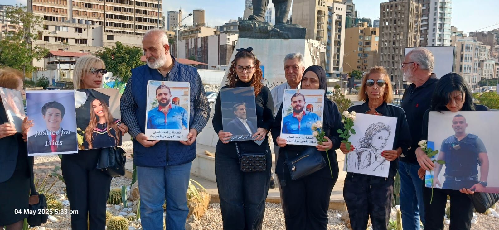 Beirut Port Blast Families Renew Demands for Justice on 57th Monthly Vigil