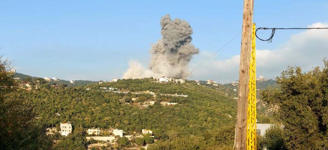 Israel Further Expands its Airstrikes Hitting Ras Osta, Above Jbeil, North of Beirut