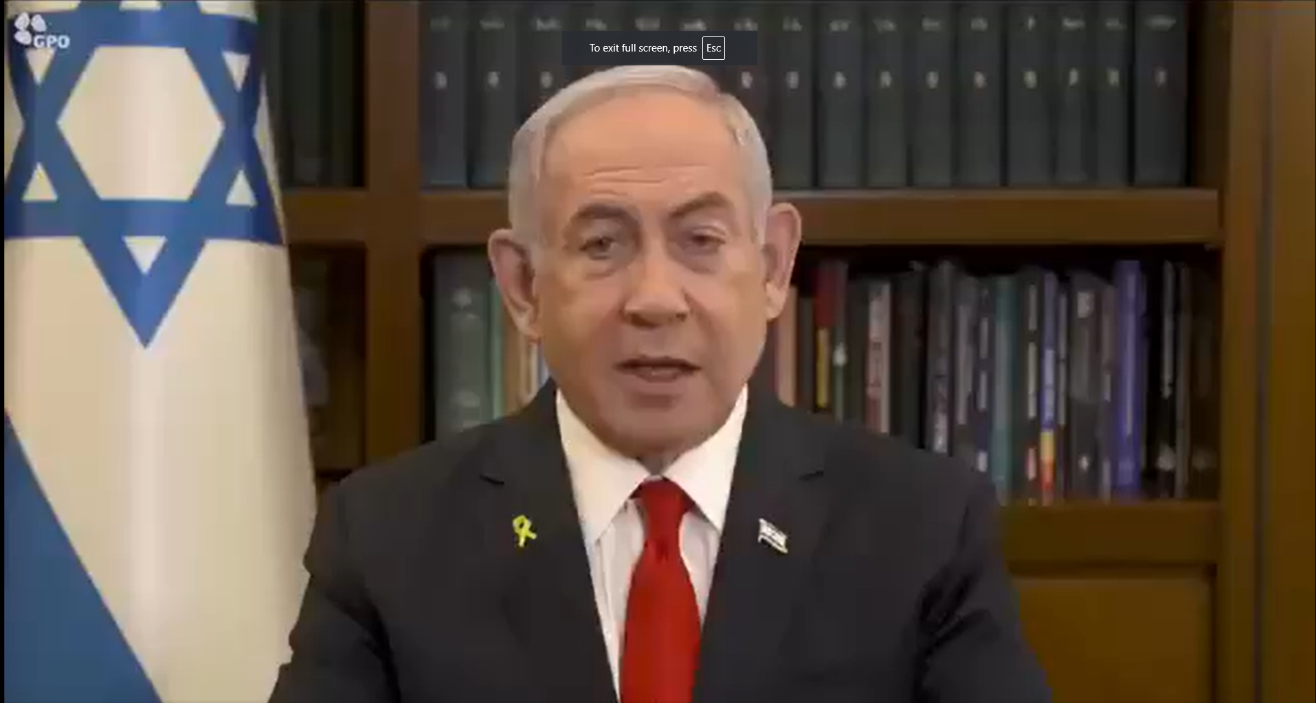 Netanyahu Addresses Iranian People, Threatens Khamenei Regime  