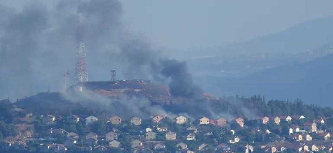 South Lebanon: Intermittent Fire Exchange