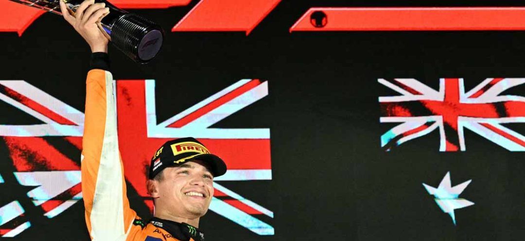 McLaren’s Lando Norris Wins Singapore GP to Narrow F1 Title Race