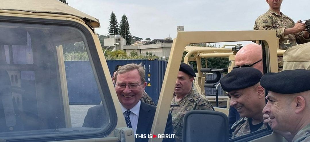 UK Delivers 60 Tons of Spare Parts to Lebanese Army