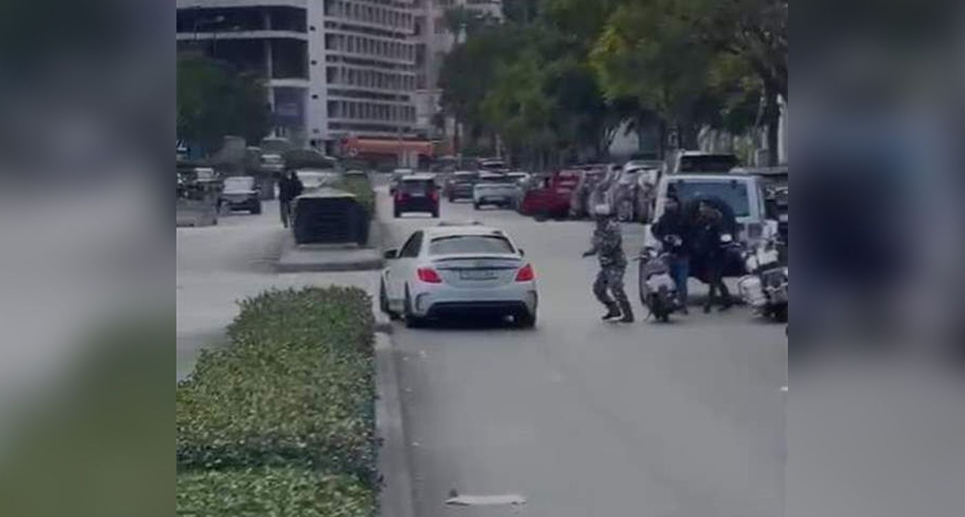 Driver Deliberately Hits ISF Officer in Downtown Beirut