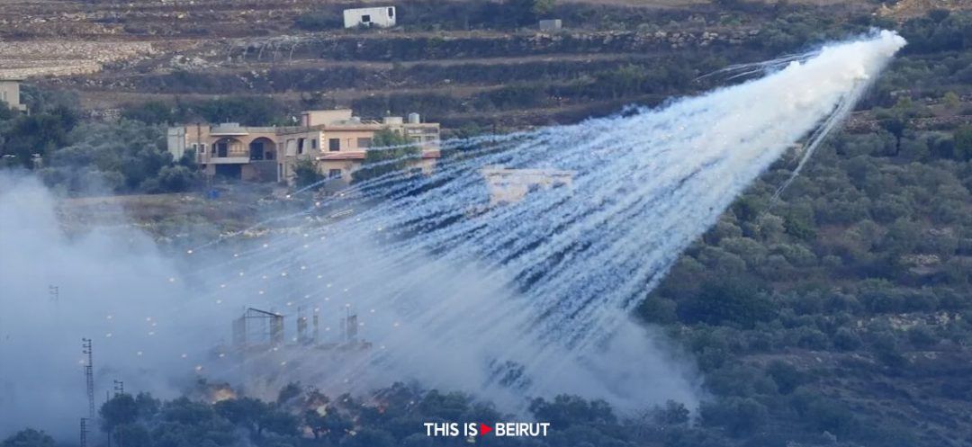 Southern Lebanon: Fires Flare Due to Phosphorous Shelling