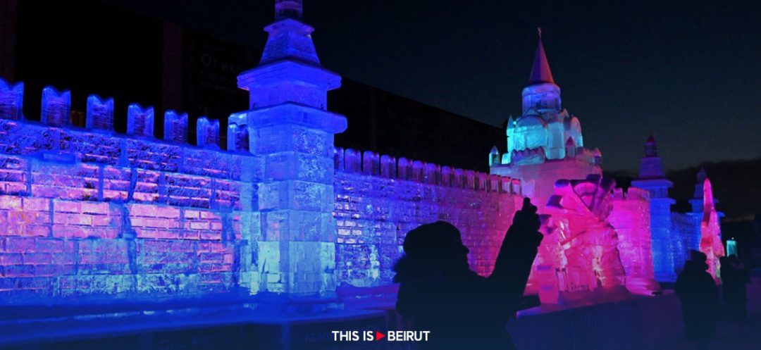 Bridging Eras: Ice Sculptures at the Heart of Moscow