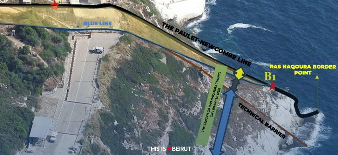 1/4 Border Demarcation: Ras Naqoura Tunnel, a Zone of High Contention