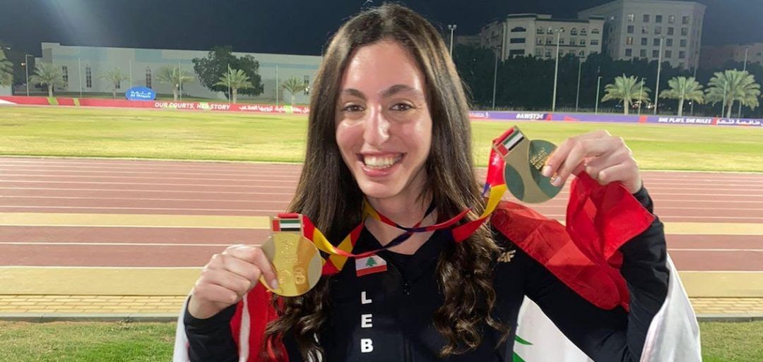 Lebanon's Mayssa Mouawad (CSJ) Stars at Sharjah Arab Games