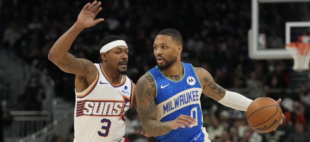 NBA: Giannis-Less Bucks Stun the Suns Behind Lillard's Big Game