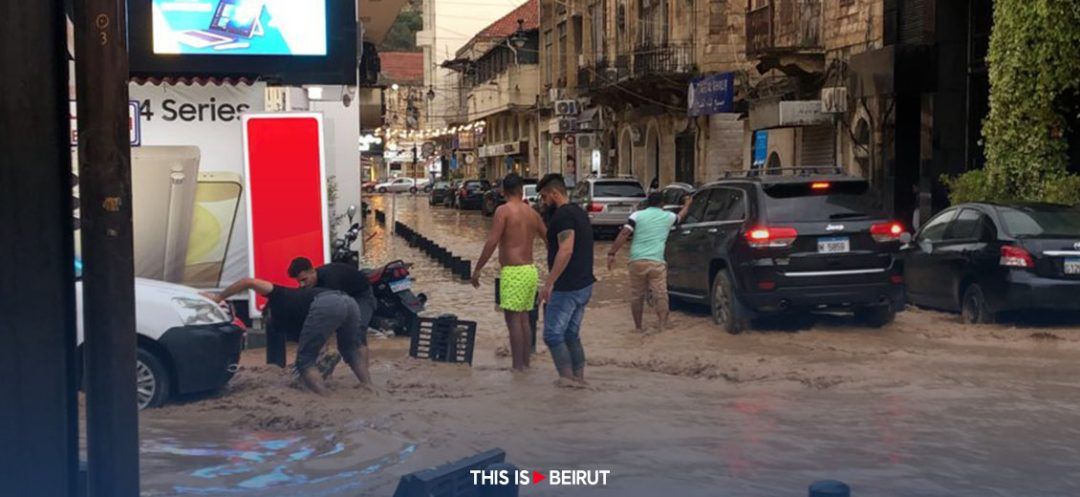 In Lebanon Roads Turn Into Rivers