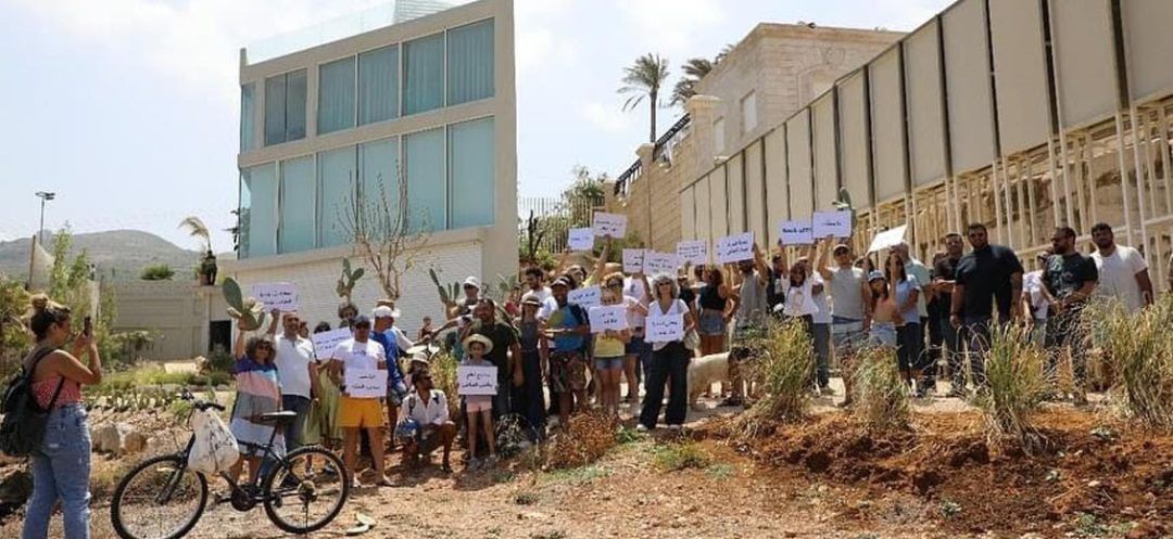 Kfar Abida Residents Protest Encroachment on Public Maritime Property