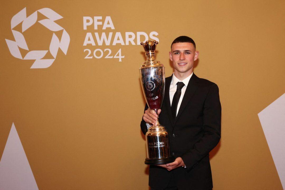 Man City's Foden Wins PFA Player of the Year Award