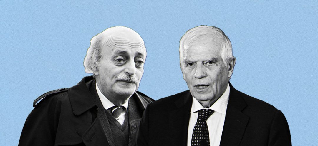 Borrell Meets Joumblatt in Clemenceau