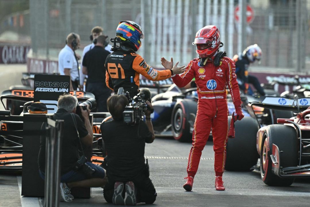 Ferrari’s Leclerc Claims Fourth Straight Pole in Baku