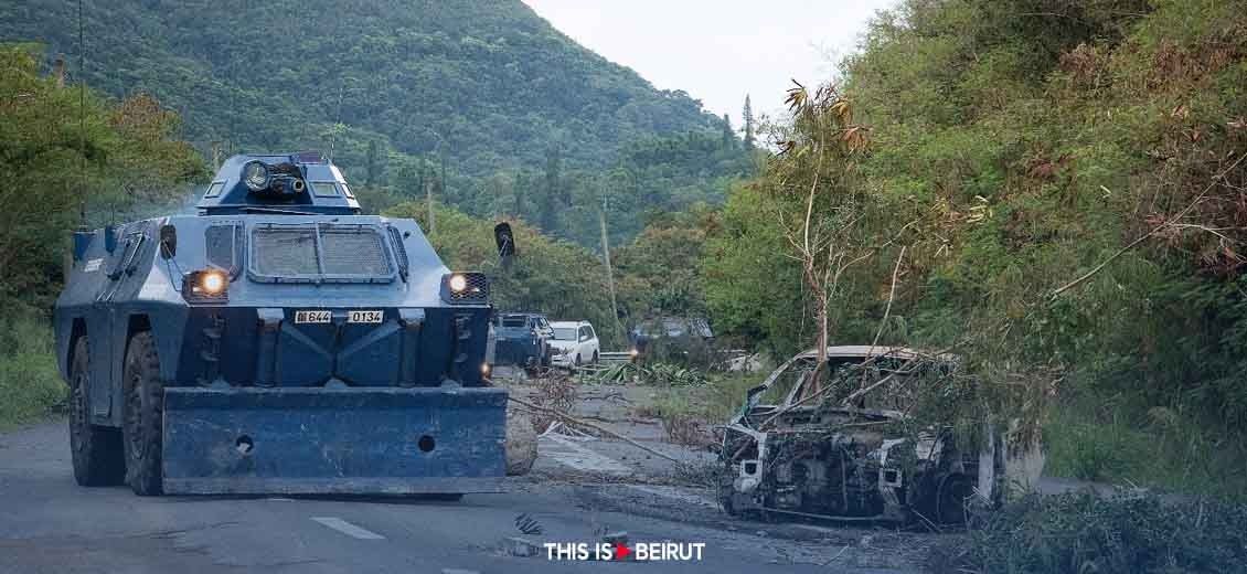 French Forces Clear Key Airport Road in New Caledonia