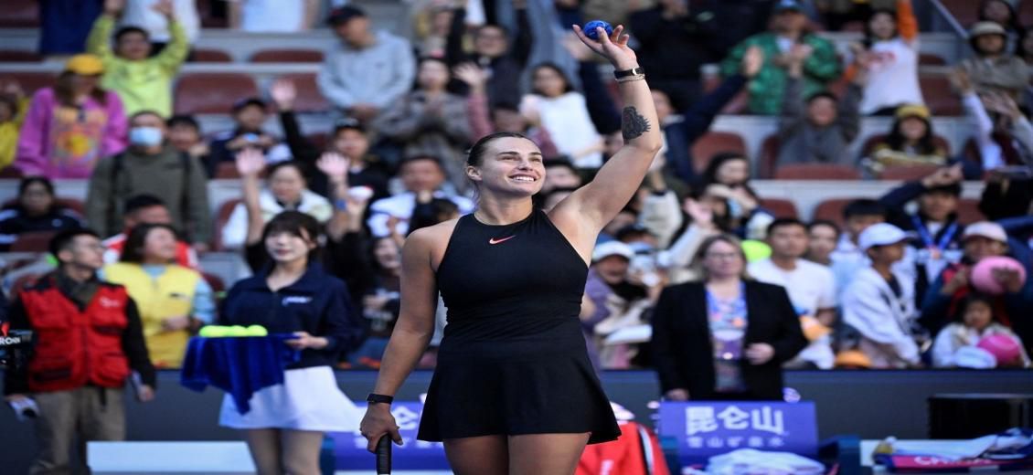 Sabalenka Wins 15th Match in a Row to Reach Beijing Quarters