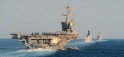 US Orders Carrier Group to Hasten Middle East Arrival