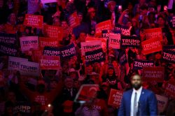 Trump Leads New York Rally as Harris Takes On Philadelphia