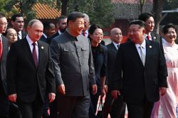 Putin and Kim Jong Un Attend Military Parade in Beijing