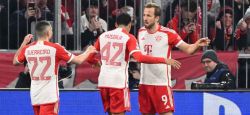 Kane Double Lifts Bayern into Champions League Quarterfinals