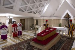 Embalming and Make-up: Pope’s Body Prepared for Lying-In-State