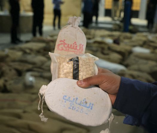 Syria: 12 Million Captagon Pills Seized