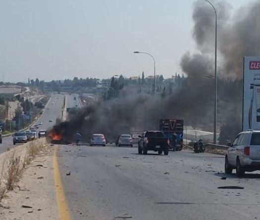 Israeli Drone Strike Kills One on Saida–Tyr Highway