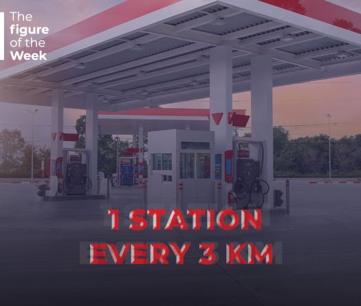 3,500 Gas Stations for 10,452 km²
