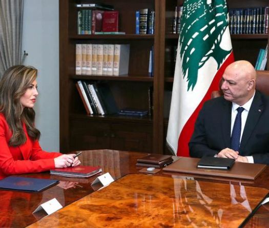 Meeting Between President J. Aoun and Ortagus: Striving for Lasting Stability and a Hezbollah-Free Lebanon