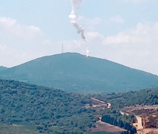 Israeli Strike Between Deir Kifa and Kfar Dunin