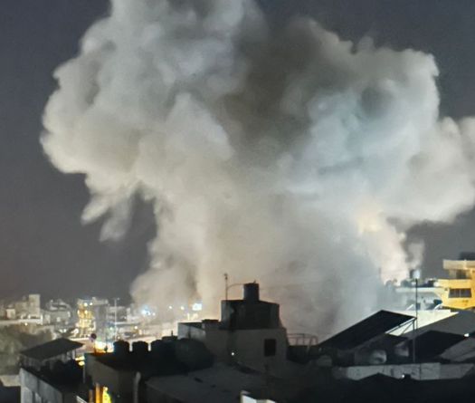 Israeli Airstrike Near the Iranian Embassy South of Beirut