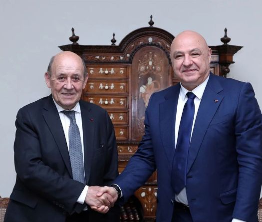 Le Drian Meets Lebanese Leaders to Discuss Army Support and Reforms