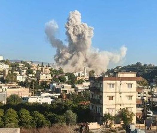 Israel Rocks South Lebanon with Dozens of Air Strikes 