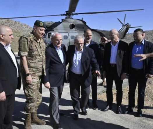 Nawaf Salam on Security Tour in the Bekaa Region