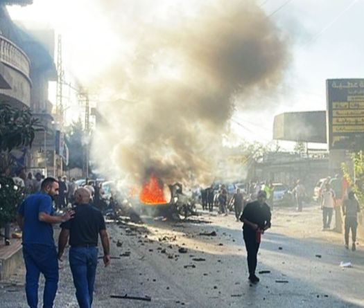 One Hezb member Killed, Five people Injured in Israeli Drone Strike on Car in Kafra