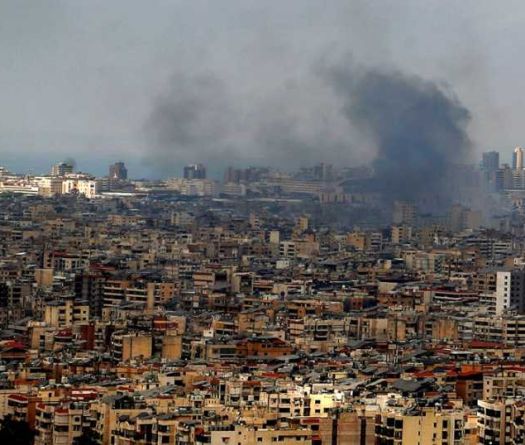 Israeli Airstrikes Hit Beirut's Suburbs Again, Sparking Mass Displacement