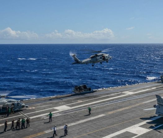 US Navy Helicopter, Jet Crash Into South China Sea