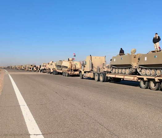 Iraq Deploys Armored Vehicles to Border With Syria