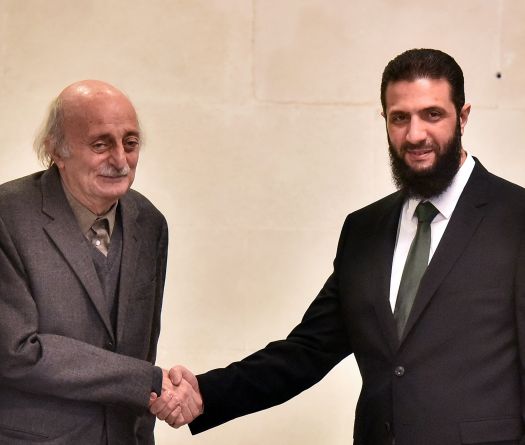 Joumblatt Delivers 13-Point Memorandum to Al-Sharaa